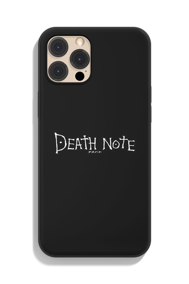 Death Note Siyah Silikon Baskılı Anime Telefon Kılıfı
